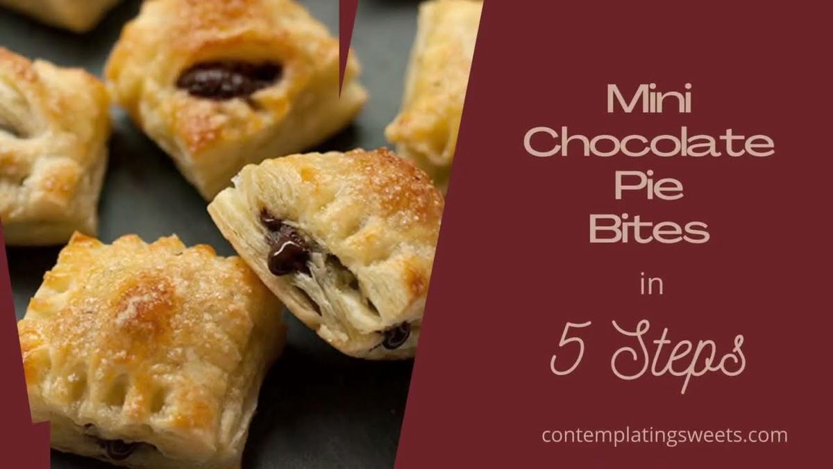 'Video thumbnail for Mini Chocolate Pie Bites Recipe'
