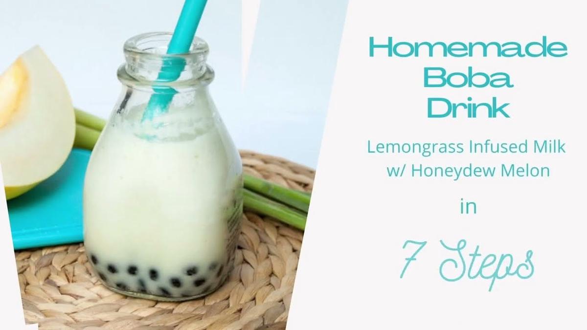 'Video thumbnail for Homemade Boba Drink Recipe'