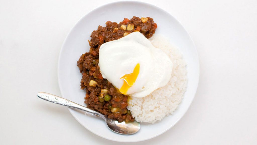 Ground beef Japanese curry